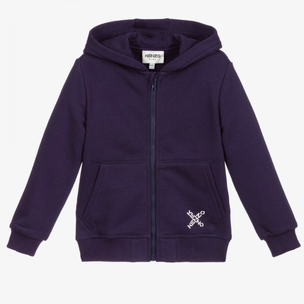 Kenzo cross zip up hoodie - Picture 1 of 2
